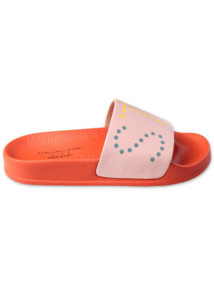 Stella Mccartney Kids Logo Printed Slides