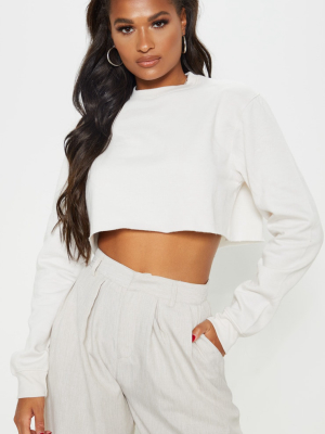 Ecru Ultimate Cropped Sweater