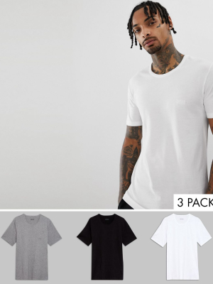 Boss Bodywear 3 Pack Crew Neck T-shirts