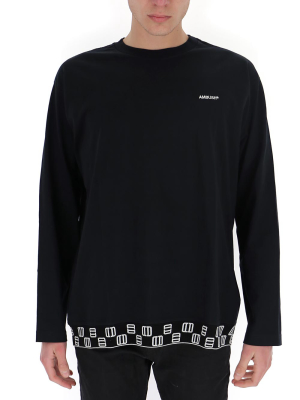 Ambush Logo Embroidered Long-sleeve T-shirt