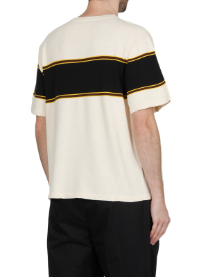 Jil Sander Striped Crewneck T-shirt