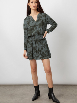 Jasmine Dress - Slate Tie Dye