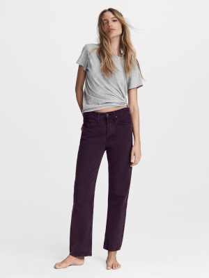 Maya High-rise Slim - Native Plum