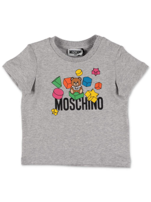 Moschino Kids Graphic Logo Printed T-shirt