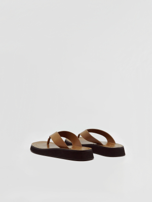 Ginza Sandal — Caramel