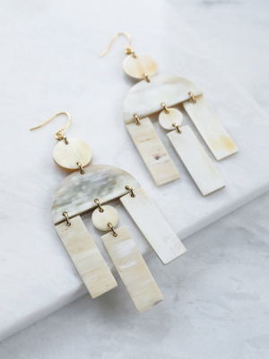 Hoang Hau Horn Earrings