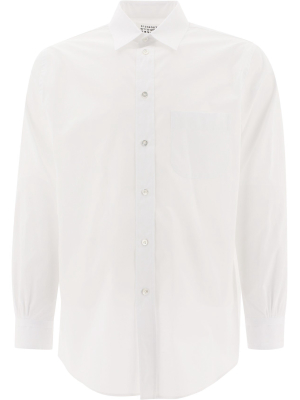 Maison Margiela Chest Patch Pocket Buttoned Shirt