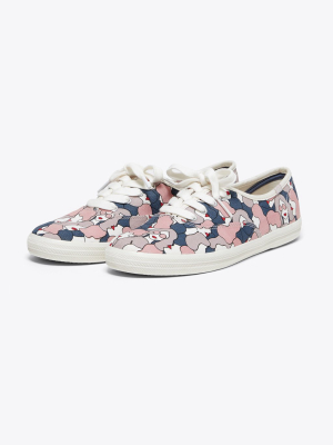 Champion Organic Floral - Cloud Gray