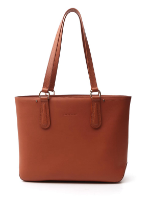 Longchamp Cavalcade Zipped Shopping Tote Bag
