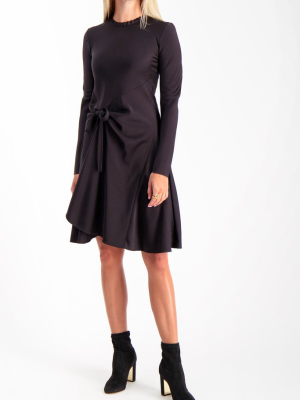 Long Sleeve Ruched Dress