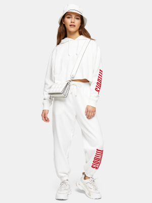 Petite Illinois Sweatpants In White