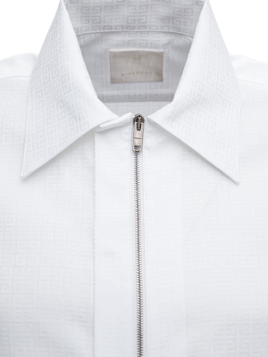 Givenchy 4g Jacquard Zipped Shirt