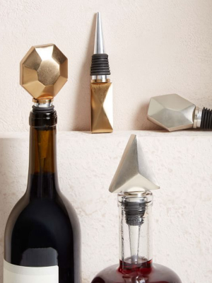 Geo Bottle Stopper Set