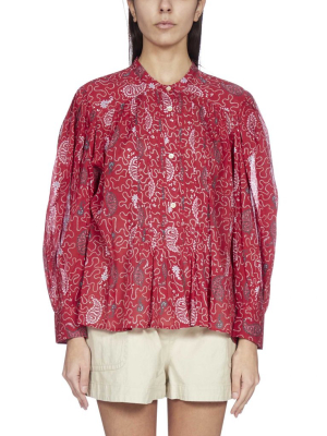 Isabel Marant Étoile Abstract Printed Blouse