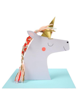 Unicorn Stand-up Card