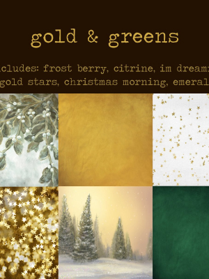 To-go Pack - Gold & Greens