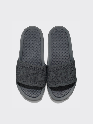 Women's Big Logo Techloom Slide Cosmic Grey