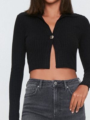 Ribbed Knit Crop Top