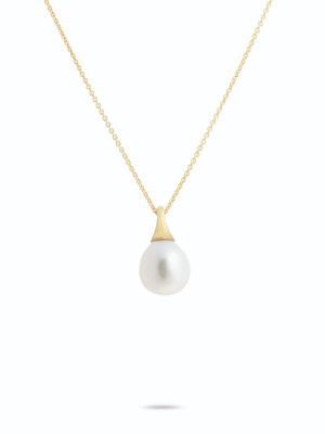 Marco Bicego® Africa Boule Collection 18k Yellow Gold And Pearl Pendant