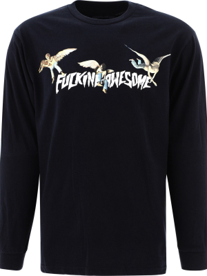 Fucking Awesome Angel Stamp Long-sleeve T-shirt