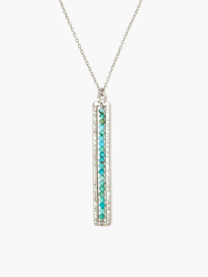 Turquoise And Silver Sedona Necklace