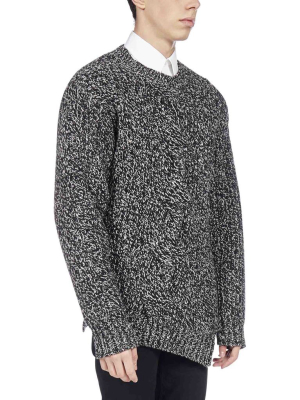 Alexander Mcqueen Asymmetric Knitted Jumper