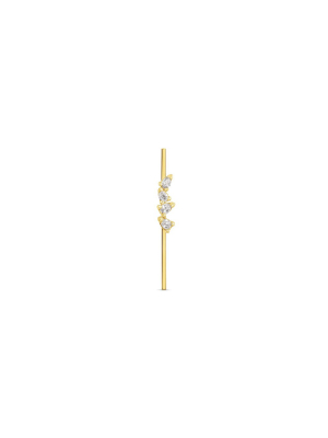 Petite Cluster Linear Earring - 30mm