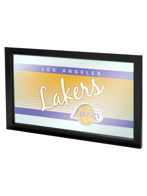 Los Angeles Lakers Team Logo Wall Mirror