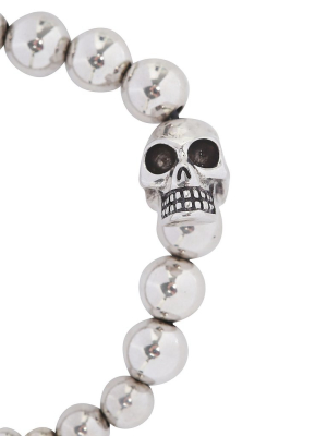 Alexander Mcqueen Skull Beaded Bracelet