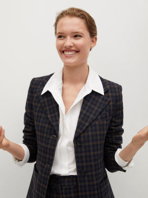 Plaid Blazer