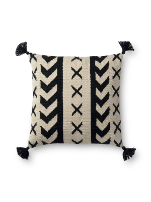 Black & Ivory Indoor/outdoor Pillow