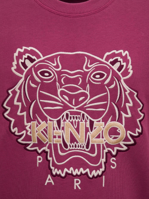 Kenzo Tiger Embroidered Crewneck Sweatshirt