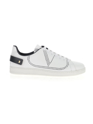 Valentino Garavani Rockstud Vlogo Backnet Sneakers