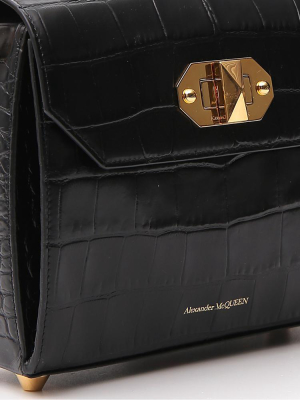 Alexander Mcqueen Embossed Shoulder Bag