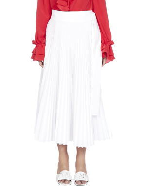 P.a.r.o.s.h. Pleated Midi Skirt