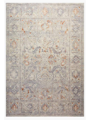 Chris Loves Julia X Loloi Rosemarie Rug - Oatmeal/lavender