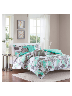 Vera Floral Comforter Set