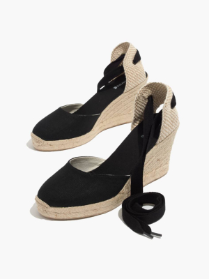 Soludos® Lace-up Tall Wedge Espadrilles