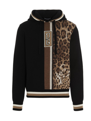 Dolce & Gabbana Leopard Print Hoodie