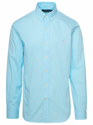 Polo Ralph Lauren Logo Embroidered Striped Shirt