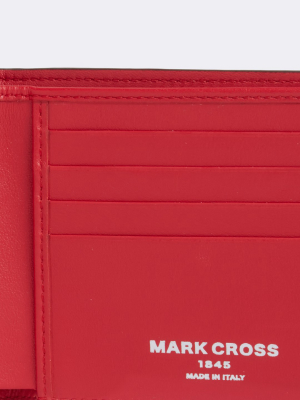Terry Bi-fold Mc Jacquard & Leather Wallet