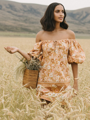 Anne Tunic Dress - Peach