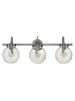 Bath Congress Bath Three Light Antique Nickel