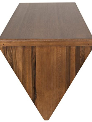 Tetramo Desk In Dark Walnut