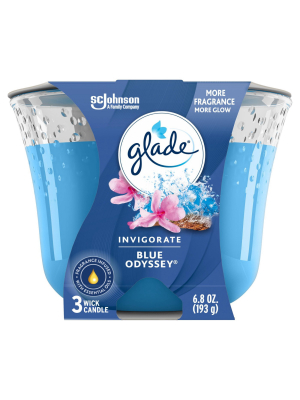 Glade Blue Odyssey Candle - 6.8oz