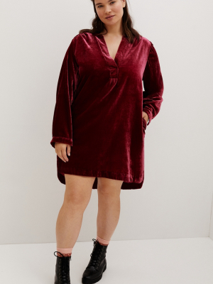 Melody Velvet Tunic Dress