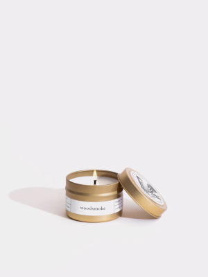 Woodsmoke Gold Travel Candle