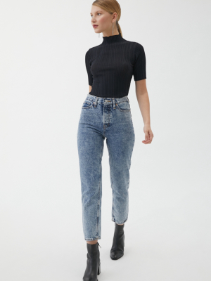 Bdg High-waisted Slim Straight Jean – Acid Wash