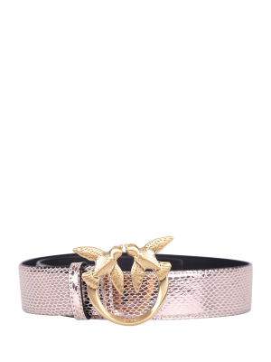 Pinko Love Birds Buckle Belt