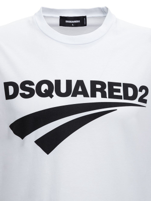 Dsquared2 Logo Print Crewneck T-shirt